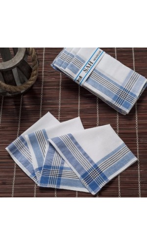 Şah Erkek Mendili – Pamuk Klasik Erkek Mendili 12'li paket